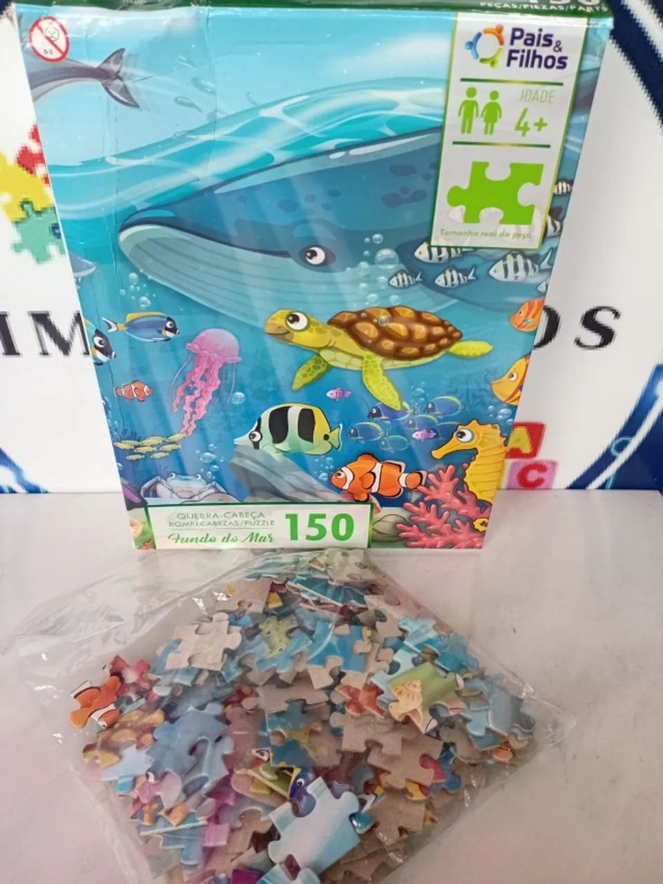 quebra cabeça com 150 peças Brinquedos e Jogos Genibaú