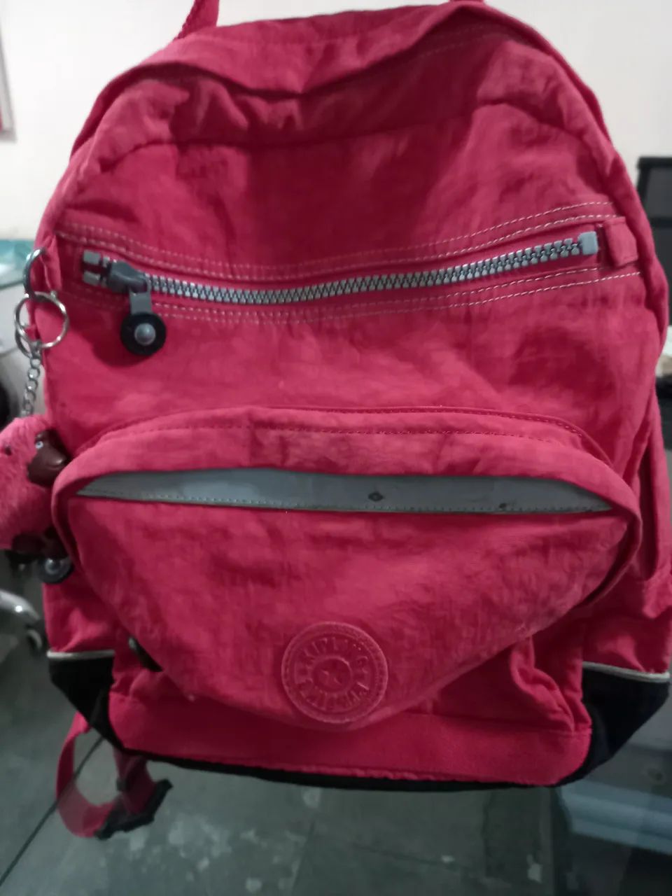 Mochila Kipling Vermelha - Foto 4