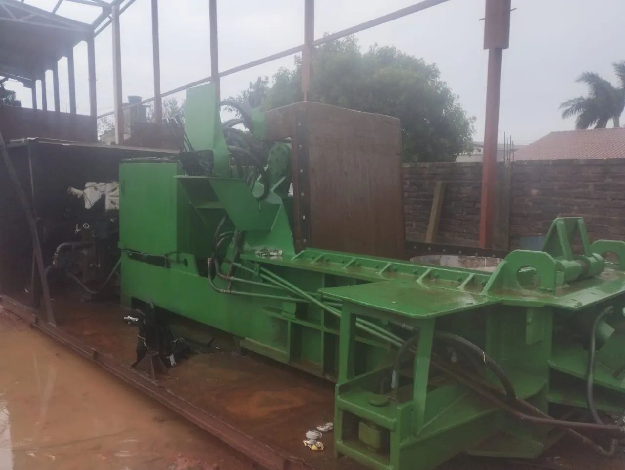 Prensa Industrial para Reciclagem de Metal