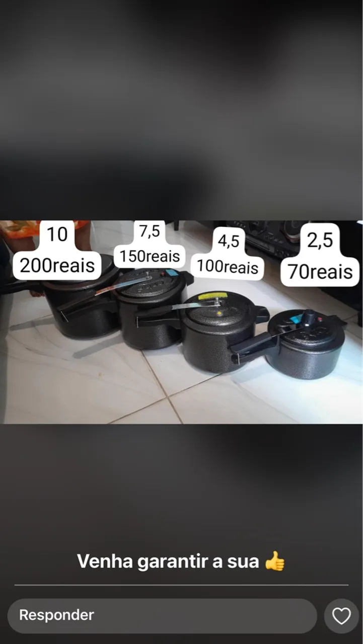 Panelas de pressão - Vários tamanhos