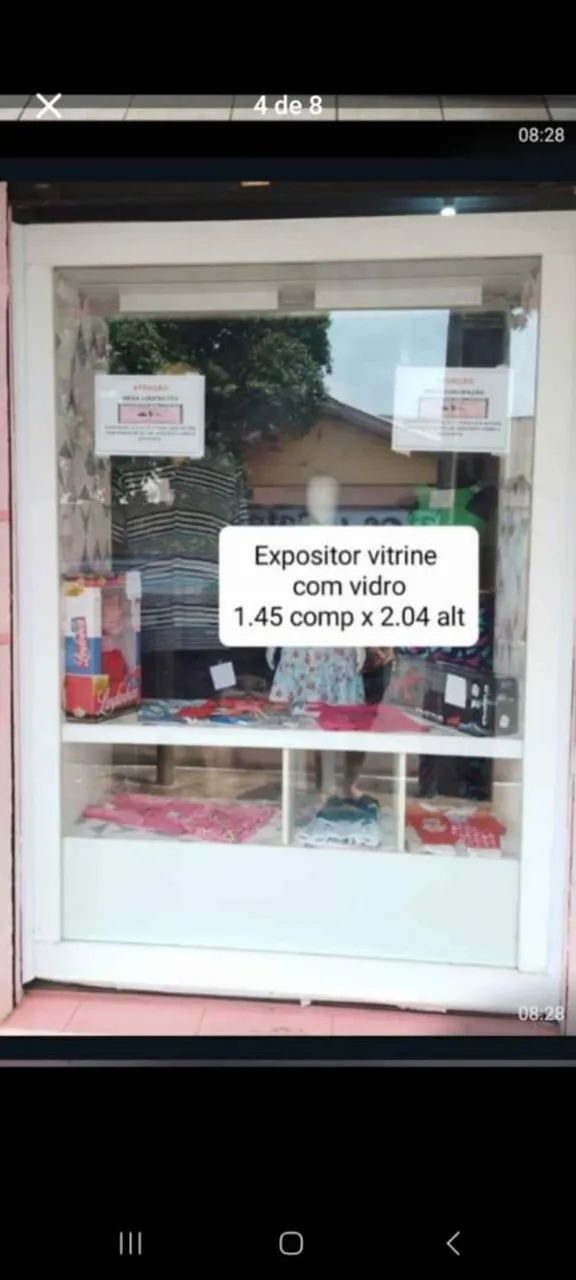 Vitrine expositora usada64221278724097124