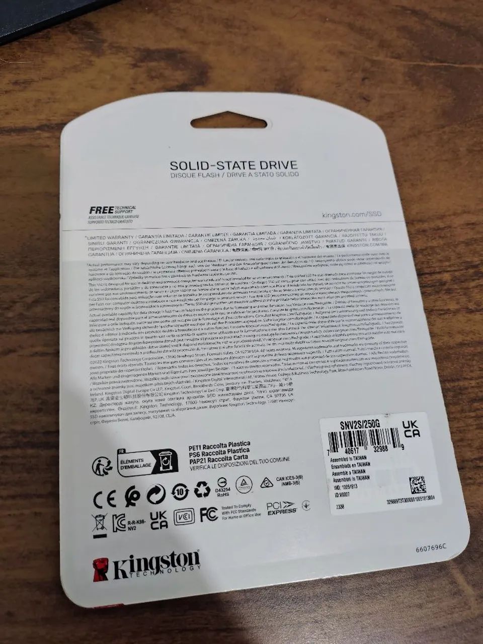 SSD nvme Kingston 250GB Novo Lacrado  - Foto 2