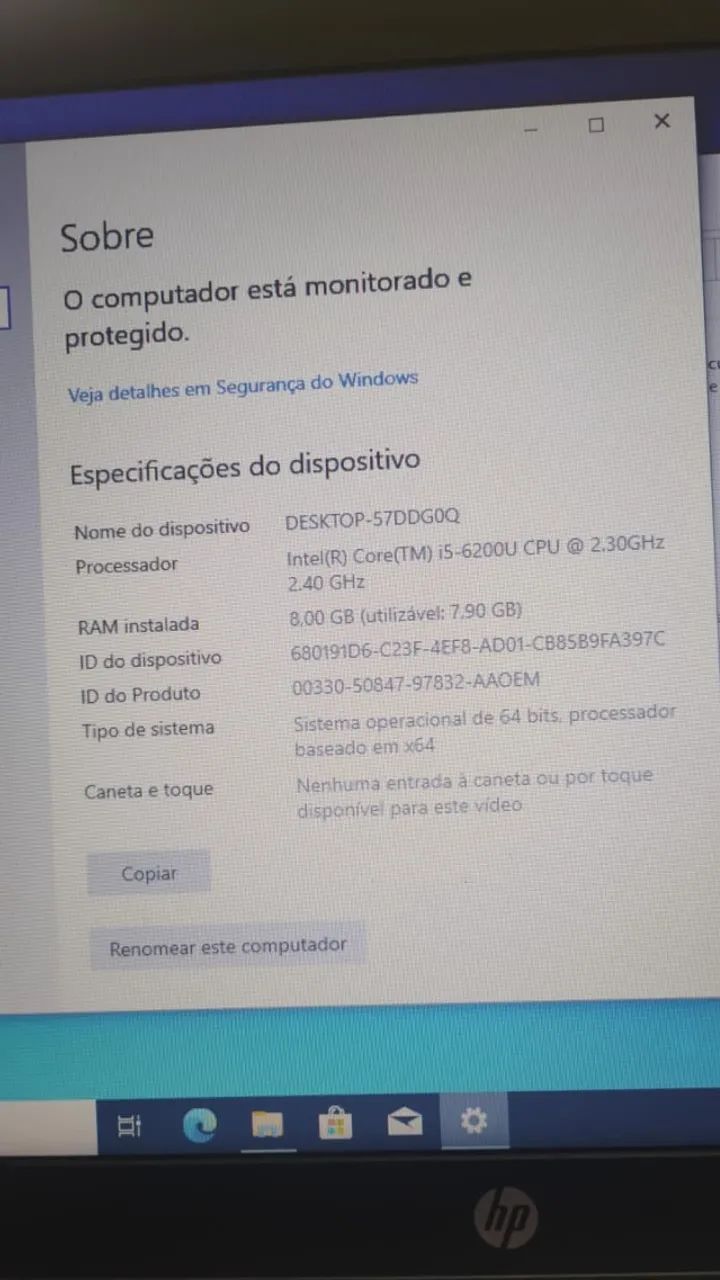 Notebook hp i5 6th com ssd (rapido) - Foto 3