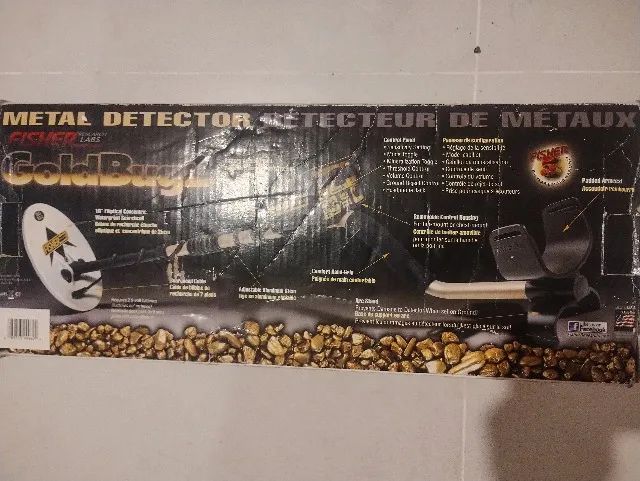 detector de metais gold bug 2 original,,ótimo estado! várias baterias extras de brinde!! - Foto 5