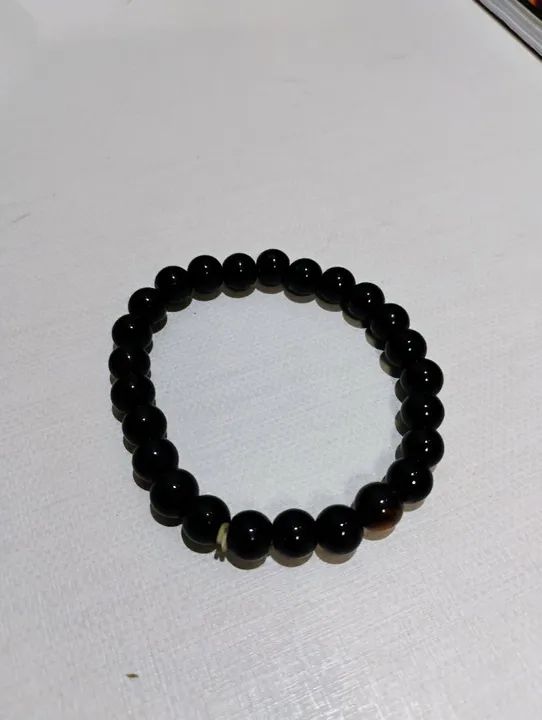 Pulseira de pedras Ônix e Olho de Tigre - Foto 2