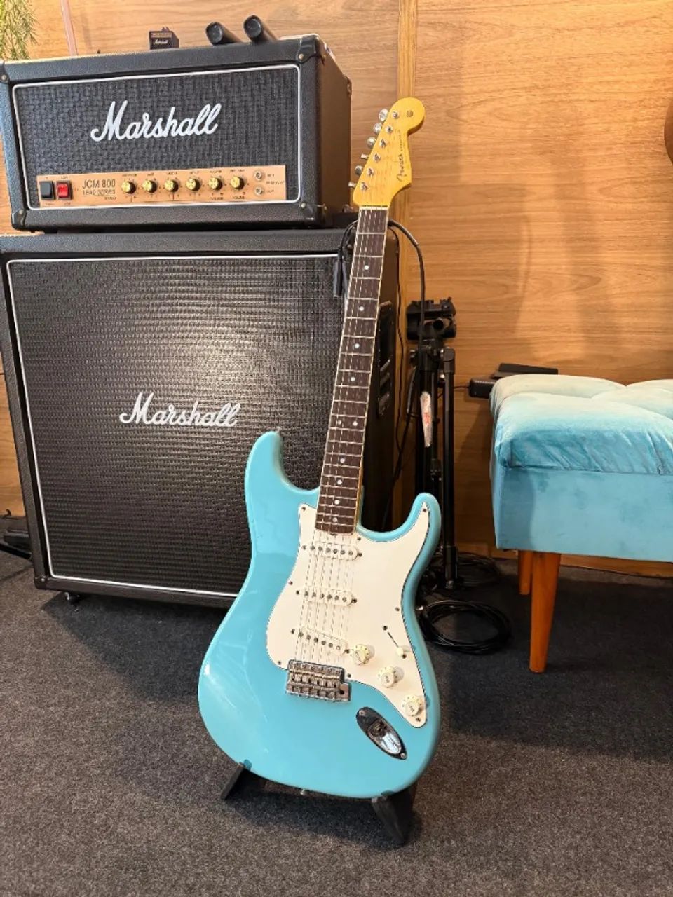 Guitarra Fender Eric Johnson Stratocaster Tropical Turquoise 2016