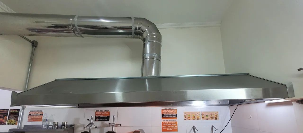 Coifa Industrial em Aço Inox