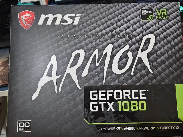 Placa de vídeo GTX 1080 8GB