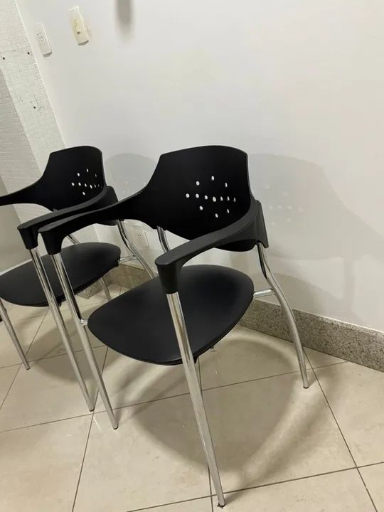 Par de Cadeiras de Escritório - Design Moderno - Foto 2