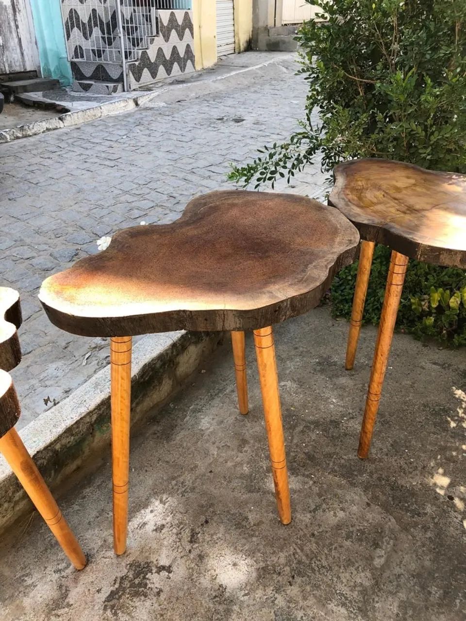 Bistrô Rústico em Madeira Maciça - Estilo Único e Envernizado! - Foto 2