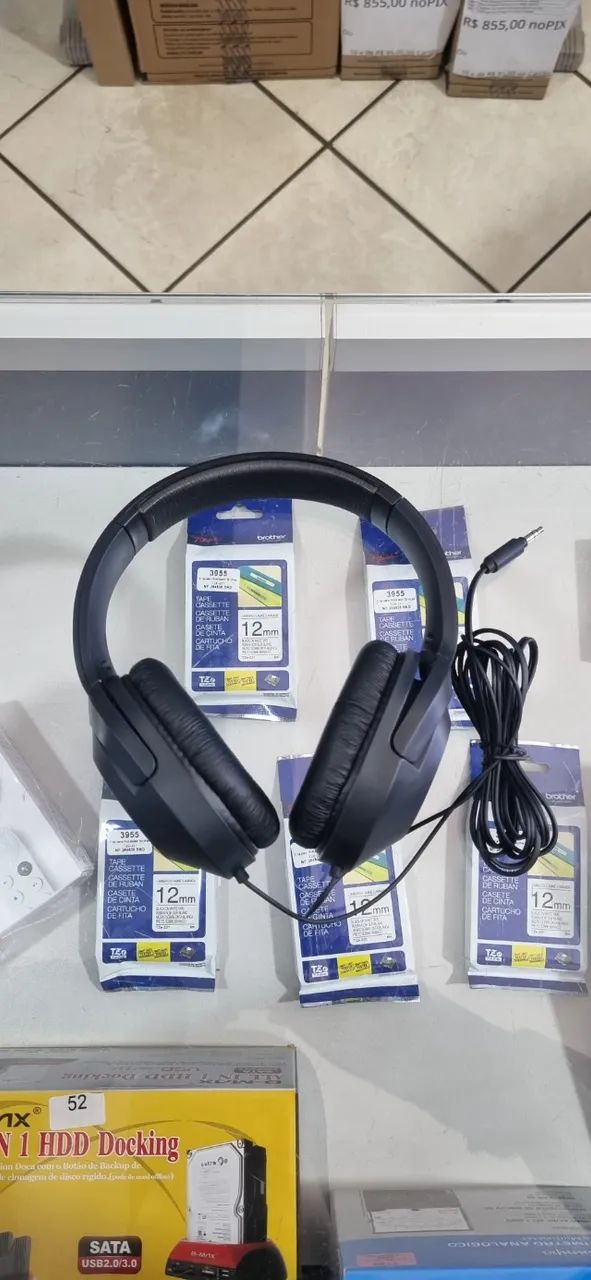 Fone de Ouvido Philips Headphone TAH2005 Preto - NOVO COM CAIXA ABERTA - Foto 2