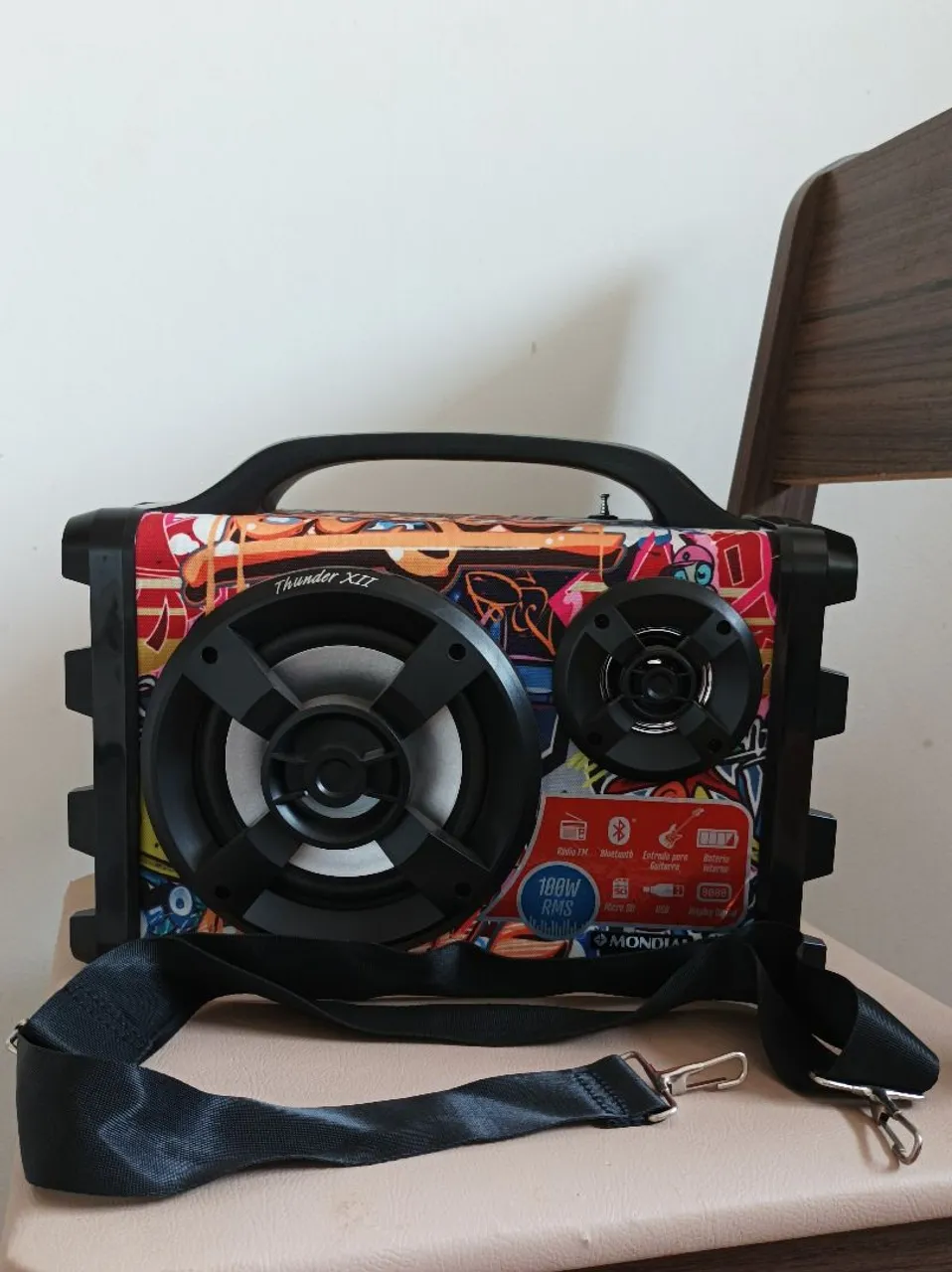 Caixa de Som Mondial Thunder XII 180W RMS