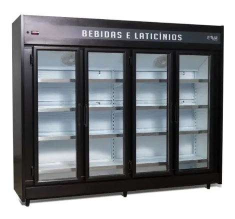 Refrigerador Mondrian 4 Portas Preto - Versão 220V
