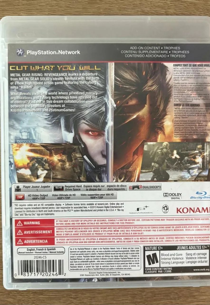Metal Gear Rising Jogo Ps3 - Foto 2
