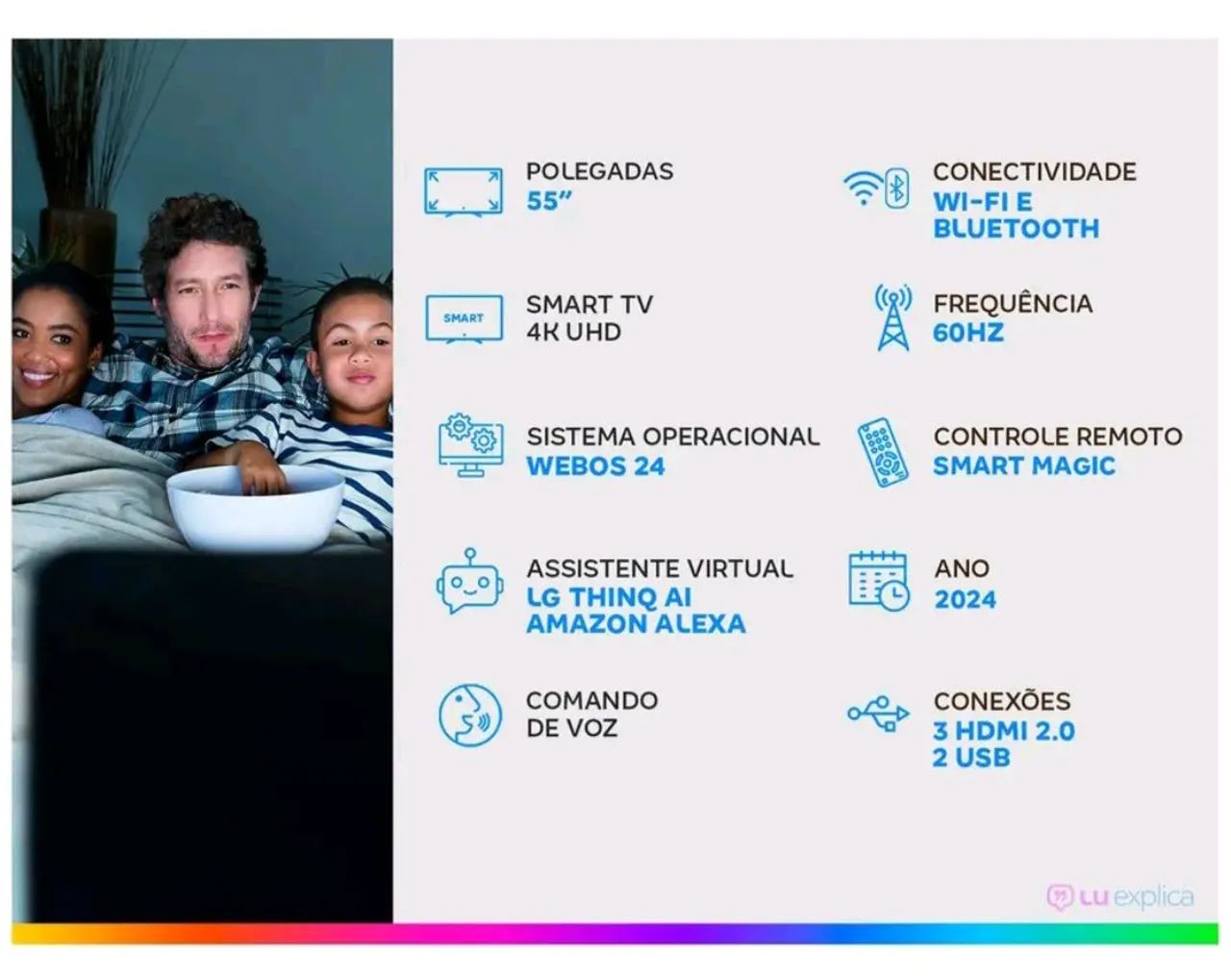 TV LG 55 NOVA URGENTE.  - Foto 6