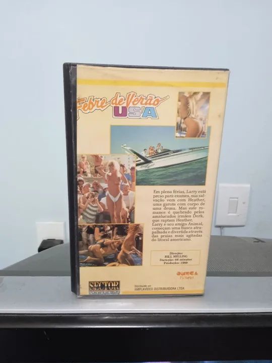Febre de verão USA Rock N'Roll Vhs original - Foto 3