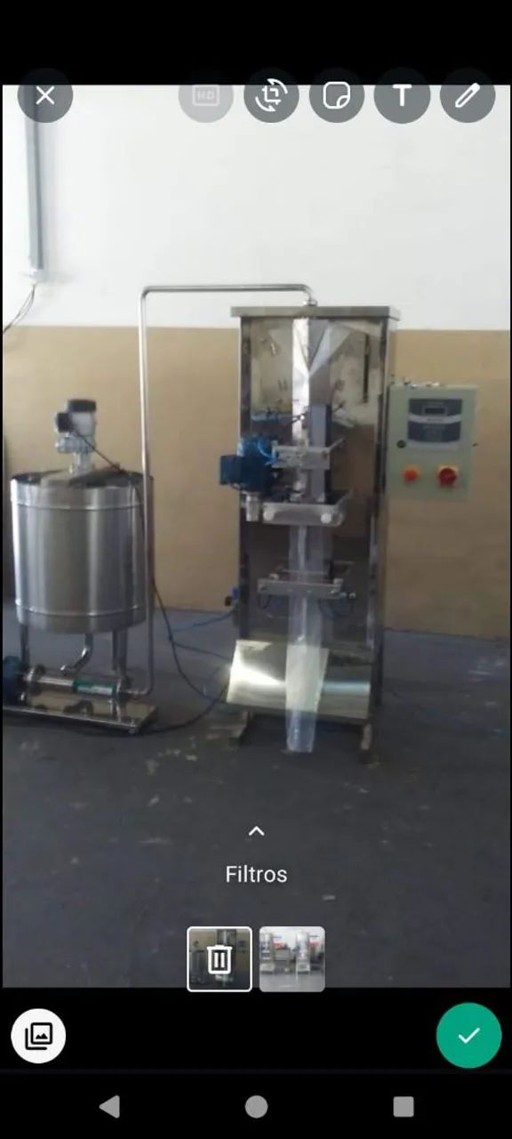 Envasadora automática para Líquidos e semiiquidos  