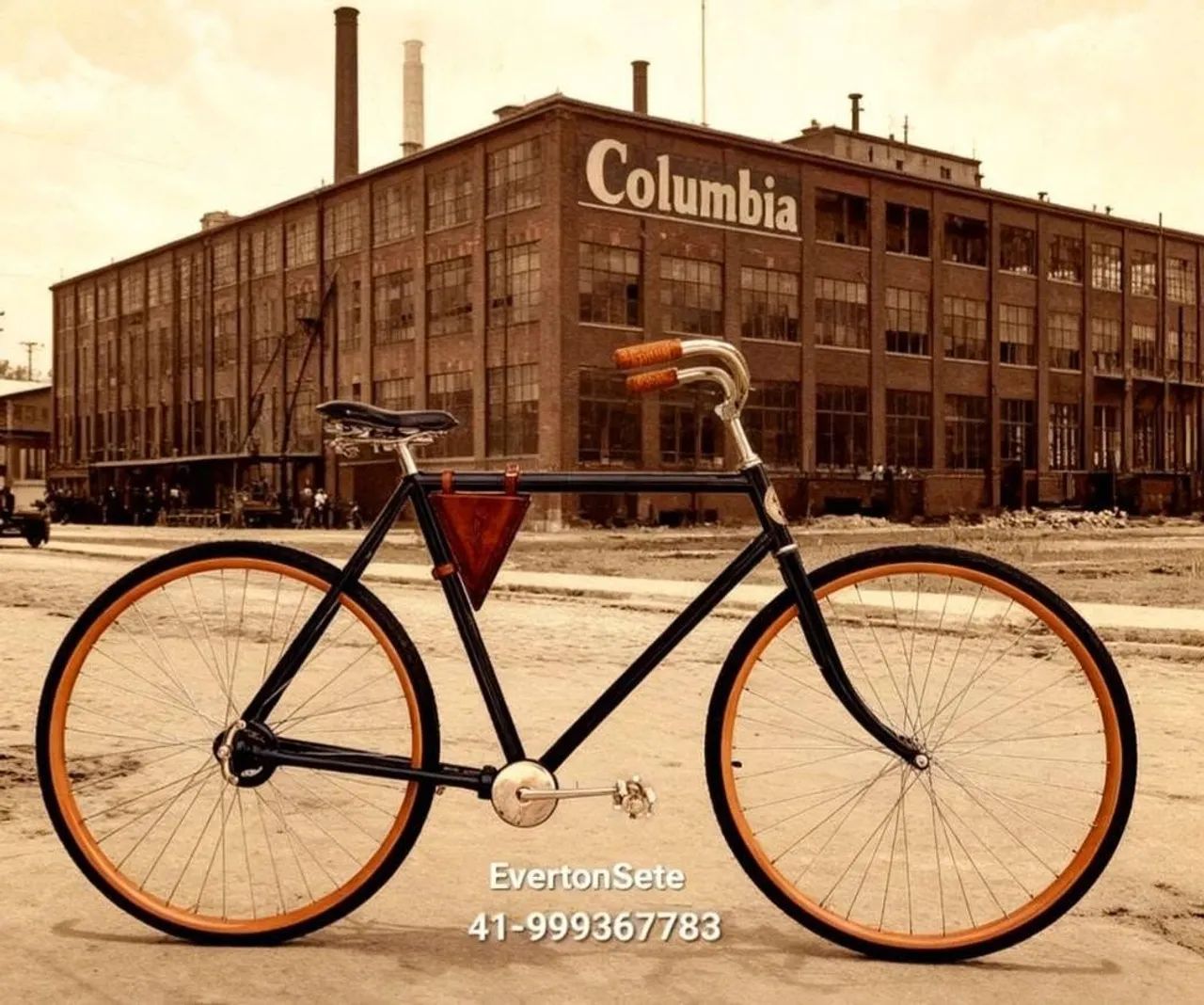 Bicicleta Antiga Columbia Cardãn Ano 1898 - Ciclismo - Novo Mundo, Curitiba  1465193198 | OLX