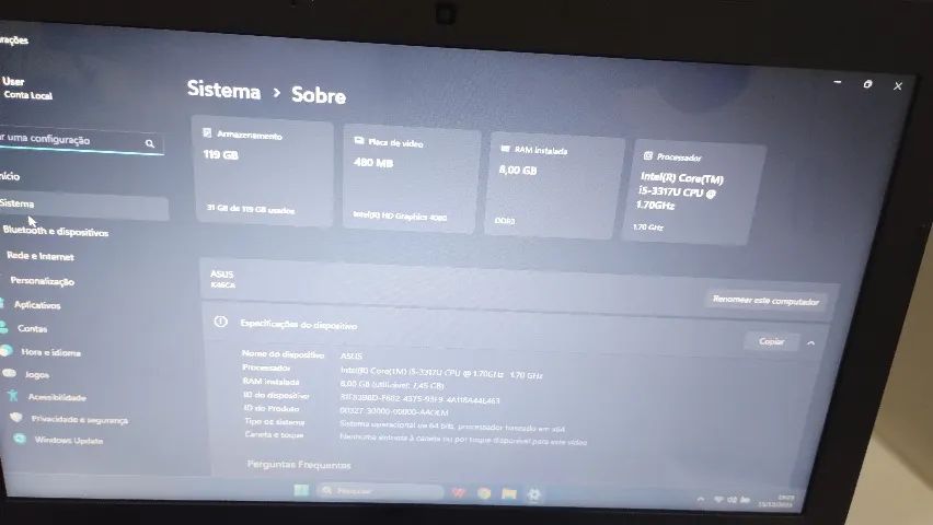 Notebook ASUS K46ca - Foto 3