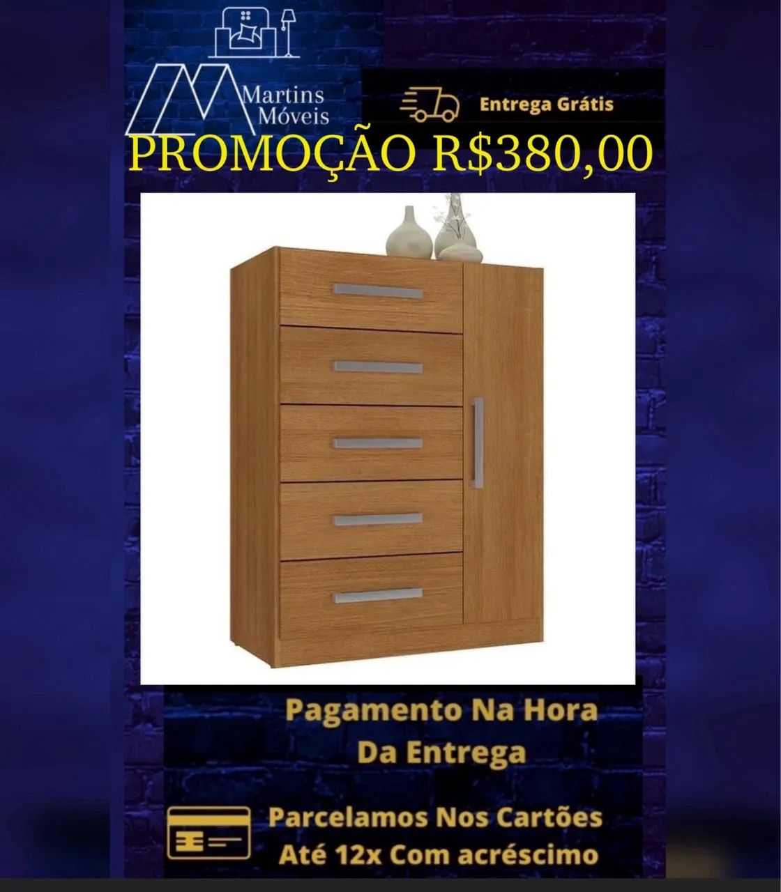 GRANDE PROMOÇÃO CÔMODAS ENTREGA GRÁTIS COM VÁRIOS MODELOS E CORES  - Foto 3