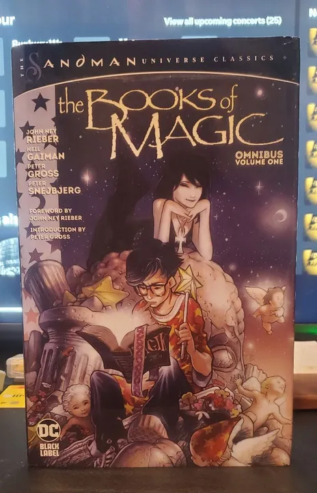 The Books of Magic omnibus importado vertigo DC hq livros da magia