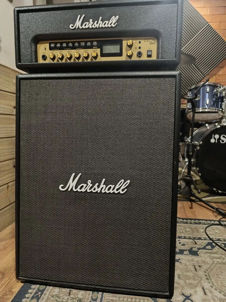 Marshall Code 100H + Caixa 212 - Foto 2