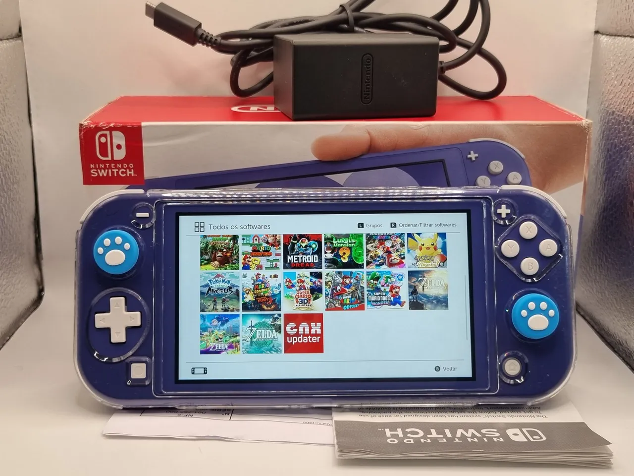 Nintendo Switch Lite Azul Desbloqueado