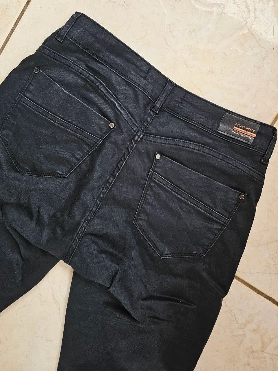 Calça Jeans Feminina Preta - Foto 3