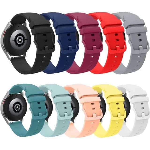Pulseiras Para Relógios Inteligentes Smartwatch - Silicone, Metal, Tecido - Foto 3