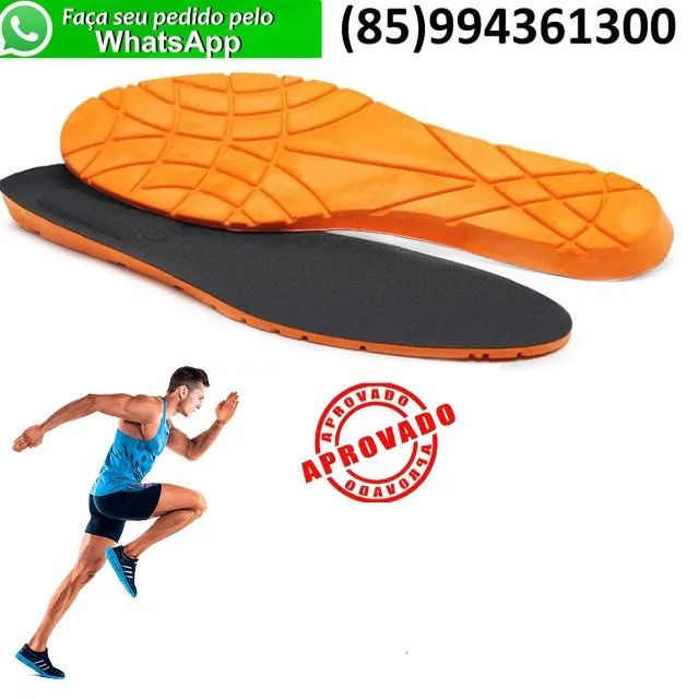 Melhor Palmilha Gel Corrida Esportes Caminhada Futebol Crossfit