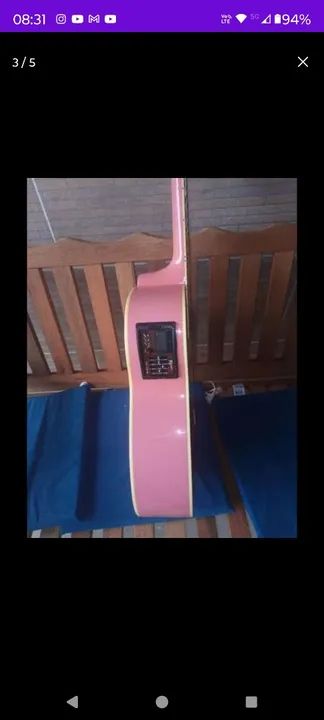 Violão Rosa -  - Foto 4