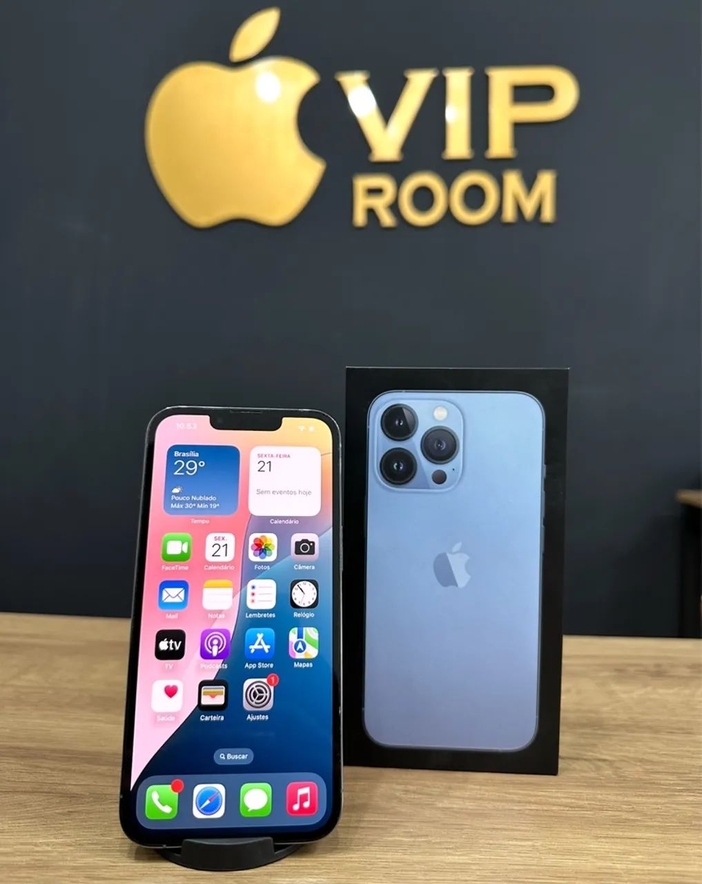 iPhone 13 Pro 128gb azul semi novo!! - Foto 4