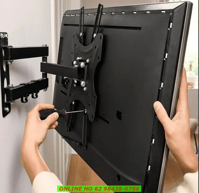 Suporte Para Tv Articulado 14 a 55 Polegadas Universal P/Todas Televisões - Foto 2