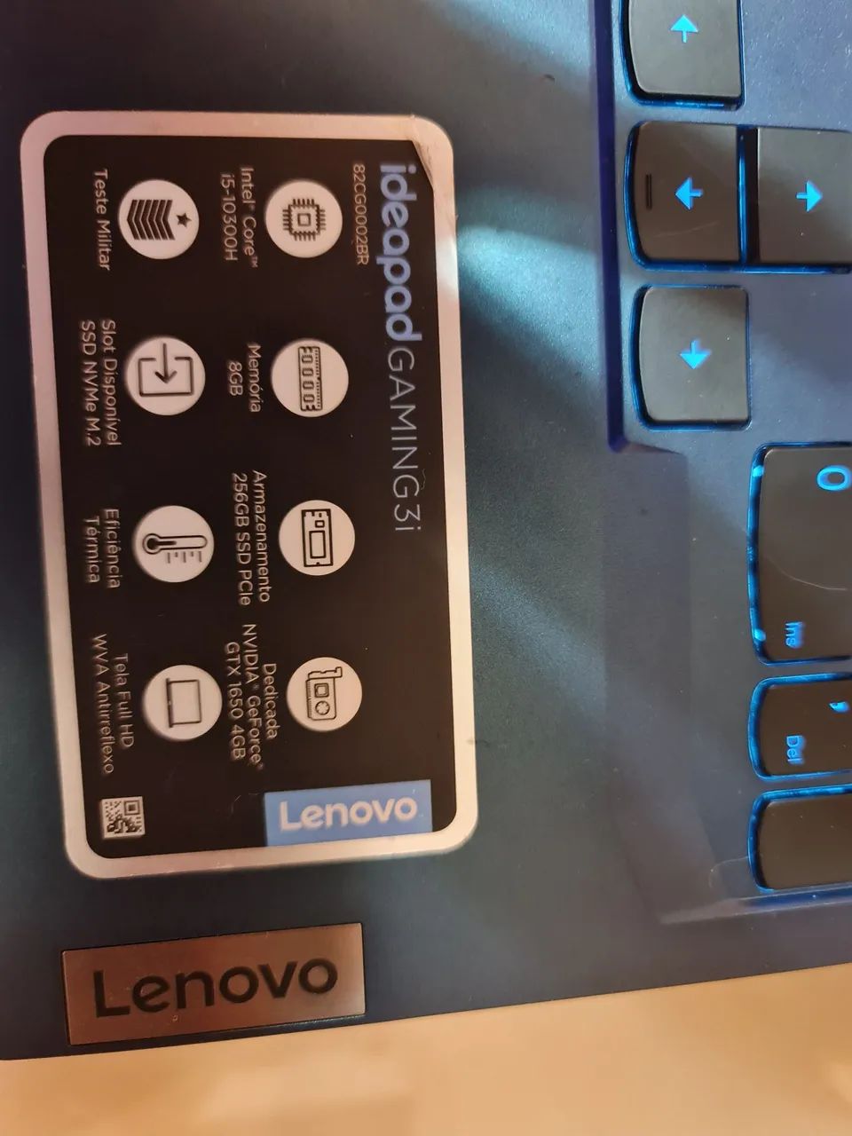 Vendo ou troco por celular do mesmo nível notebook gamer ideapad 3i gaming