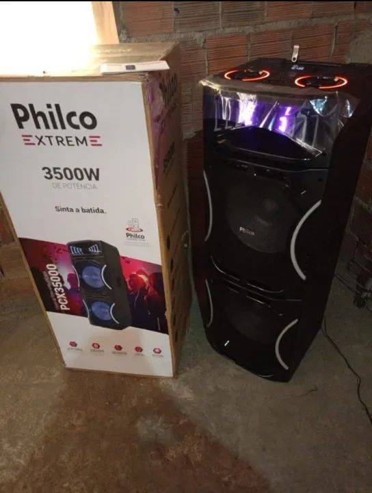 Caixa de Som Philco amplificada PCX 35000