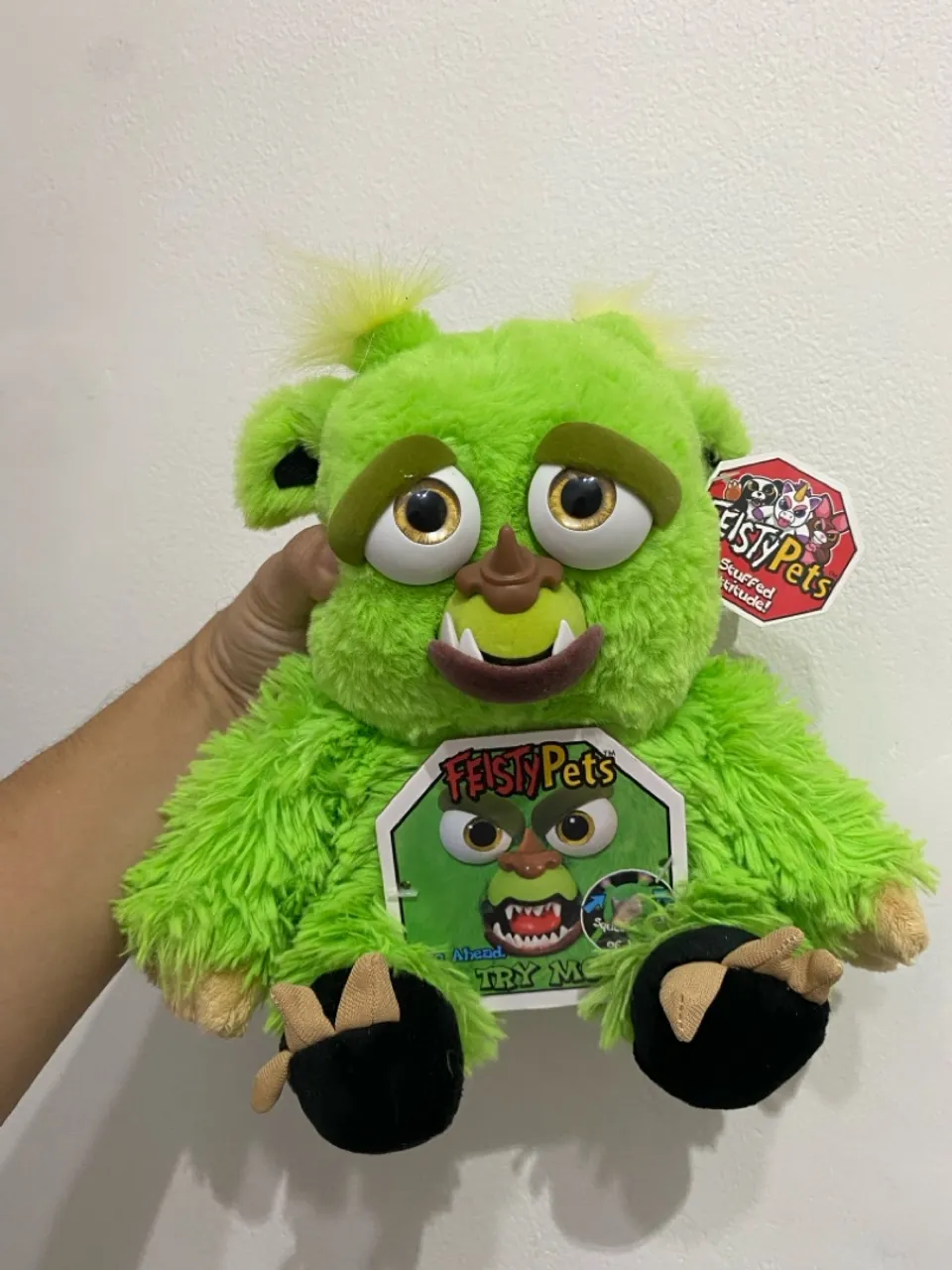 Pelúcia Feisty Pets - Monstro Verde