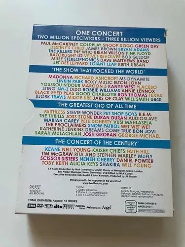 Box 4 DVD,s - Live 8 de July 2ND 2005 Colecionador. - Foto 3