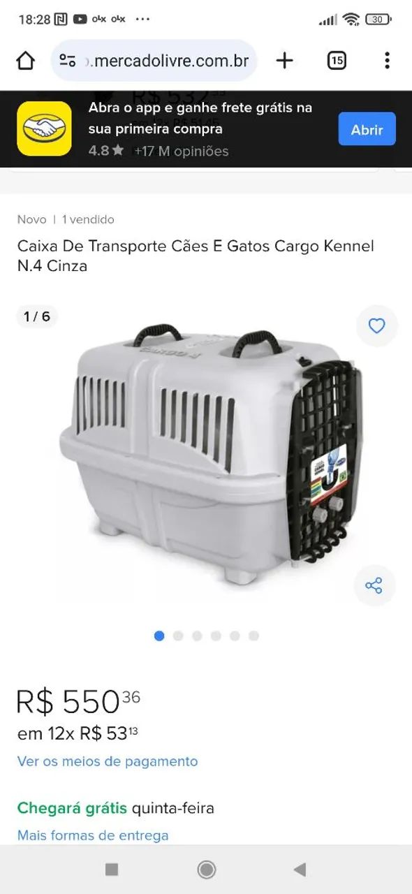 caixa de transporte para cachorro n:4 - Foto 3