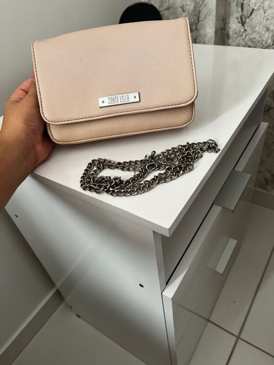 Bolsa bege Santa lolla