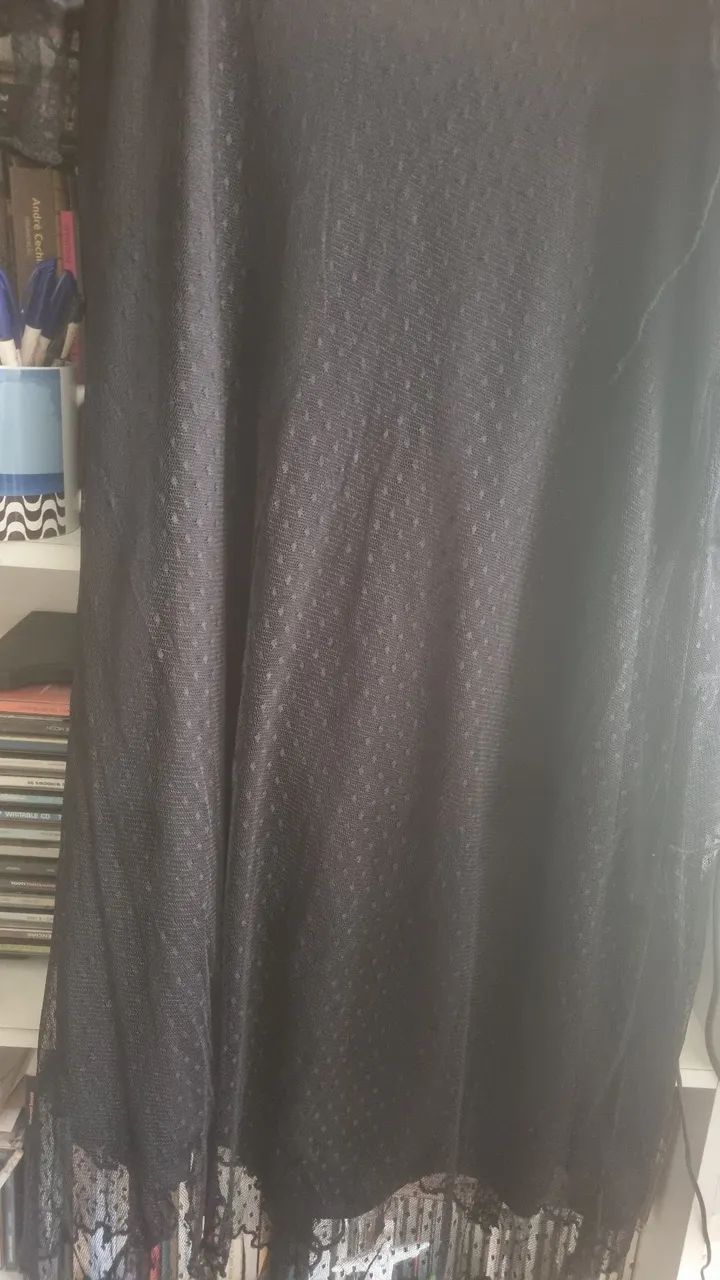 Vestido de renda preto Ashlua G1 - Foto 3