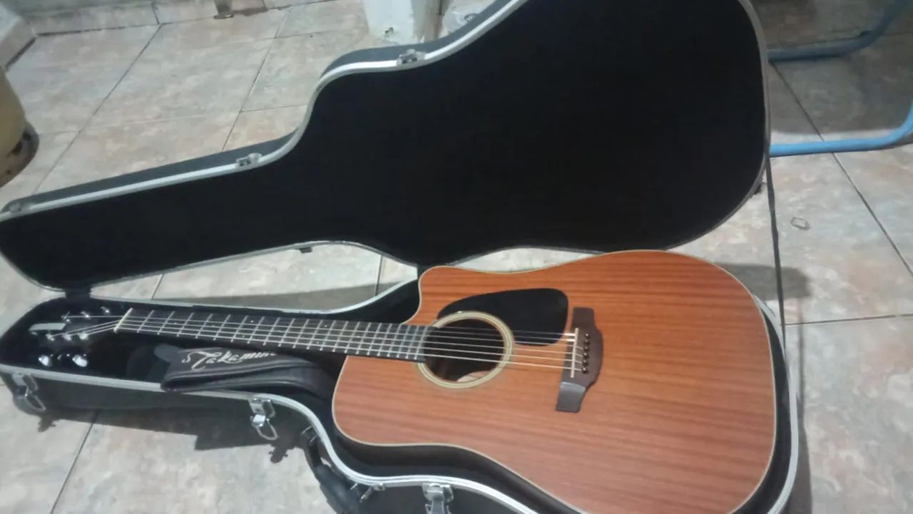 Violão Takamine GD11MCE-NS Eletroacústico com Case - Bom Estado!! - Foto 3