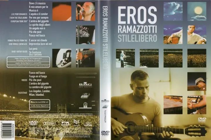 Dvd Eros Ramazzotti Stilelibero 2001 - Foto 6