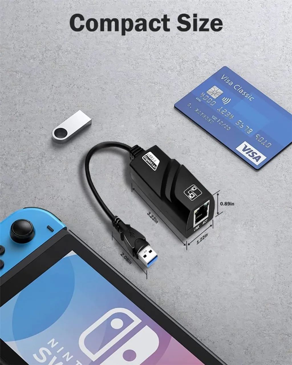 Adaptador USB 3.0 para RJ45 - Foto 5