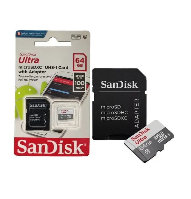 Cartão de Memória 64 GB Micro Sd Classe 10