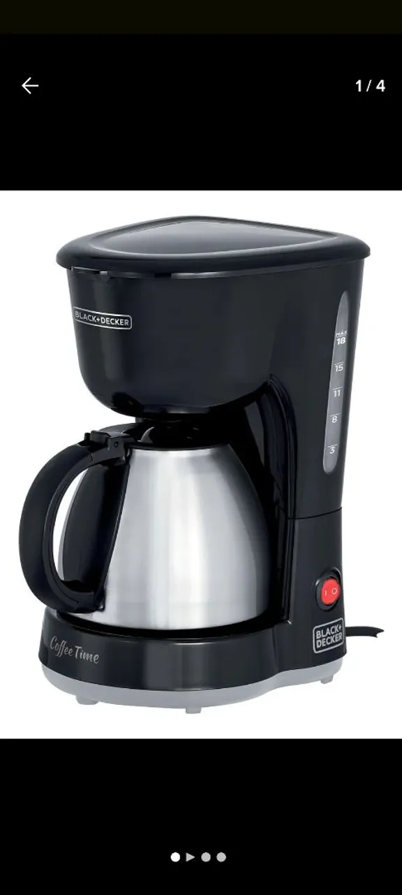 Cafeteira Elétrica Black+Decker Coffee Time