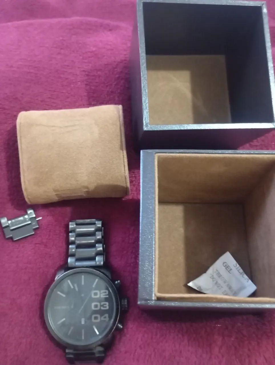 Caixa para relógio preta - Foto 4