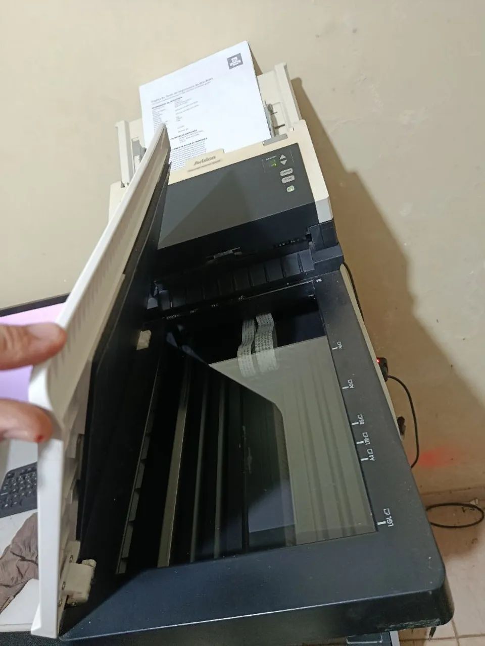 Scanner avision Ad 250f completo com cabo e fonte funcionando perfeitamente  - Foto 5