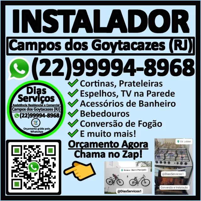 Instalador em Campos dos Goytacazes (RJ)