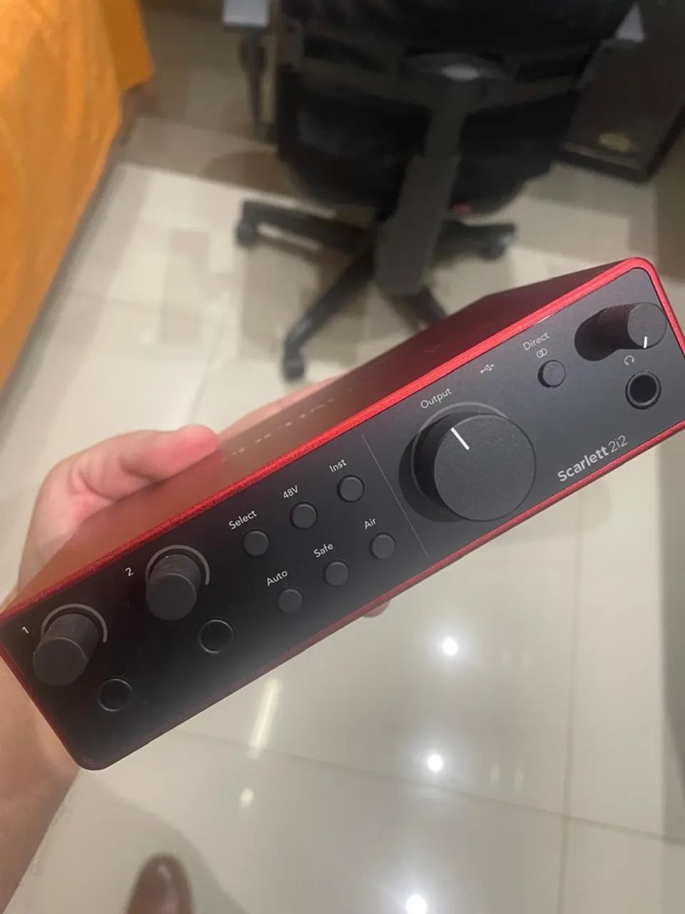 Interface de Áudio - Focusrite 2i2 - 4ª Geração - Aceito Oferta  - Foto 2
