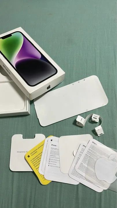 Caixa vazia iPhone 14 plus original  - Foto 2